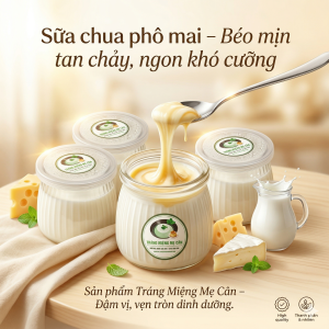 sữa chua dẻo vị phô mai Mẹ Cần